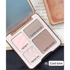 Bảng Tạo Khối JUDY DOLL 4 Ô Highlight & Contour Palette 9g