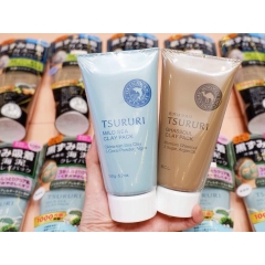 Mặt Nạ Đất Sét Tsururi Giảm Mụn Đầu Đen Se Khít Lỗ Chân Lông Clay Pack Nhật Bản 150g