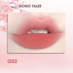 Son Kem Bùn Gogo Tales After Glow Mềm Mịn Lâu Trôi Không Dính Cốc Thin Mud Gauze Lip Glaze GT476