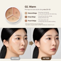 [MUA 1 TẶNG 3] Che Khuyết Điểm TFIT Cover Up Pro Concealer Siêu Mịn Che Phủ Tốt Lâu Trôi Tự Nhiên Hàn Quốc Hộp 15g-CHÍNH HÃNG TFIT VN