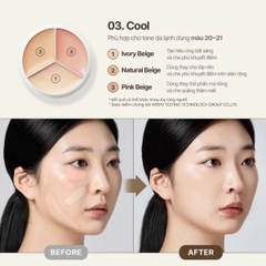 [MUA 1 TẶNG 3] Che Khuyết Điểm TFIT Cover Up Pro Concealer Siêu Mịn Che Phủ Tốt Lâu Trôi Tự Nhiên Hàn Quốc Hộp 15g-CHÍNH HÃNG TFIT VN
