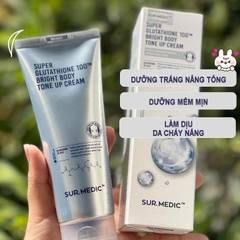Kem Nâng Tone Trắng Da Toàn Thân SURMEDIC Super Glutathione 100TM Bright Body Tone Up Cream 150ml Hàn Quốc