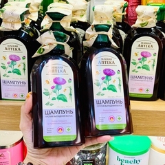 Dầu Gội Apteka Thảo Mộc Giảm Rụng Kích Mọc Tóc Nga 350ml