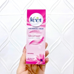 Kem Tẩy Lông Veet Nhẹ Dịu An Toàn Veet Silk & Fresh