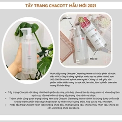 Nước Tẩy Trang Chacott Cleansing Water Chai 500ml