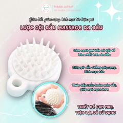 Lược Gội Đầu Massage Da Đầu Silicon Giảm Bết Giảm Rụng Kích Mọc Tóc Hiệu Quả