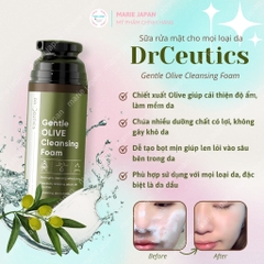Sữa Rửa Mặt DrCeutics Gentle Olive Cleansing Foam Dịu Nhẹ Làm Sạch Sâu Thông Thoáng Lỗ Chân Lông Dành Mọi Loại Da 150ml