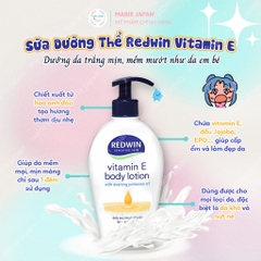 Dưỡng Thể Redwin Vitamin E Sensitive Skin Body Lotion Chai 400ml