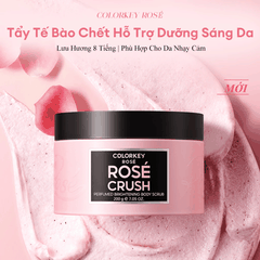 Tẩy Tế Bào Chết Body COLORKEY Dưỡng Sáng Da Mịn Màng, Rosé Crush Perfumed Brightening Body Scrub 200g