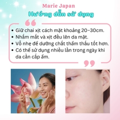 Tinh Chất Xịt Dưỡng Sen Hậu Giang Cấp Ẩm Sâu Mềm Mại Dịu Da Lotus Soothing  Chai 100ml