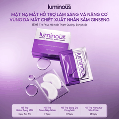 Mặt Nạ Mắt Colorkey Luminous Hỗ Trợ Làm Sáng và Nâng Cơ Vùng Da Mắt  Ginseng Brightening & Uplifting Eye Mask 1 Miếng Lẻ 6g