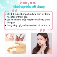Bông Tẩy Trang S Select Cotton Puff Siêu Mềm Min Bông Tự Nhiên An Toàn Cho Da
