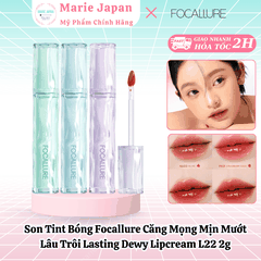 Son Tint Bóng Focallure Căng Mọng Mịn Mướt Lâu Trôi Lasting Dewy Lipcream L22 2g