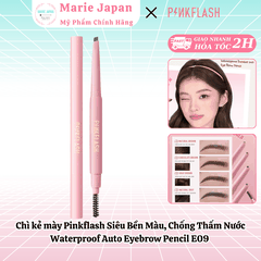 Chì kẻ mày Pinkflash Siêu Bền Màu, Chống Thấm Nước  Waterproof Auto Eyebrow Pencil E09