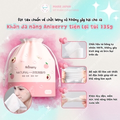 Khăn Mặt Khô Animerry Đa Năng Tiện Lợi Túi To 135g