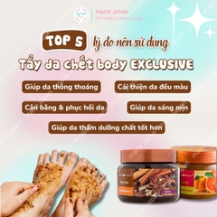 Tẩy TBC Exclusive Cosmetics Body Nga - QUẾ HỒI Hộp 380g