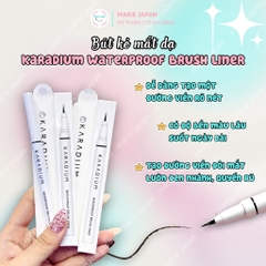 Bút Kẻ Mắt Dạ Karadium Waterproof Brush Liner Black Hàn Quốc