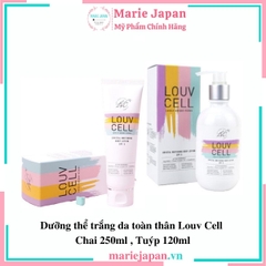Dưỡng Thể Louv Cell Crystal Whitening Body Lotion Tuýp 120ml