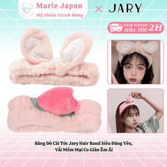 Băng Đô Cài Tóc Jary Hair Band Siêu Đáng Yêu, Vải Mềm Mại Co Giãn Êm Ái