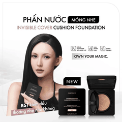 Phấn Nước Catrice Giữu Nền Bền Lì 24h, Dành Cho Mọi Loại Da Invisible Cover Cushion Foundation Hộp 10g