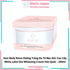 Kem Body RMON White Label Dia Whitening Cream Hũ 200ml