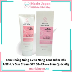 Kem Chống Nắng J.Vita ANTI-UV Sun Cream SPF 50+PA+++ Hàn Quốc 60g