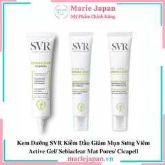 Kem Dưỡng SVR Active Gel/ Sebiaclear Mat Pores/ Cicapeel