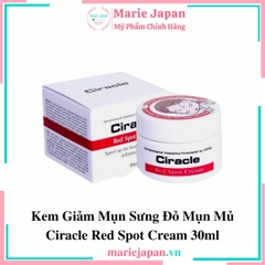 Kem Giảm Mụn Sưng Đỏ Mụn Mủ Ciracle Red Spot Cream 30ml