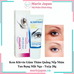 Kem Mắt Klirvin Giảm Thâm Quầng Nếp Nhăn Tan Bọng Mắt Nga Tuýp 20g