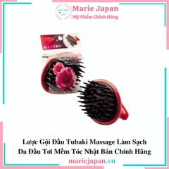 Lược Gội Đầu Tubaki Massage Làm Sạch Da Đầu Tơi Tóc Nhật Bản
