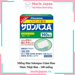 Miếng Dán Salonpas Giảm Đau Nhức Nhật Bản - 140 Miếng
