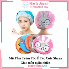 Mũ Tắm Trùm Tóc Ủ Tóc Cute Shuya Giao Mẫu Ngẫu Nhiên