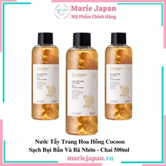 Nước Tẩy Trang Hoa Hồng Cocoon Sạch Bụi Bẩn Và Bã Nhờn Chai 500ml