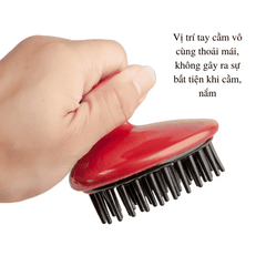 Lược Gội Đầu Tubaki Massage Làm Sạch Da Đầu Tơi Mềm Tóc Nhật Bản