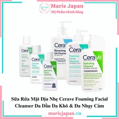 Sữa Rửa Mặt Dịu Nhẹ Cerave Foaming Facial Cleanser Da Dầu Da Khô & Da Nhạy Cảm