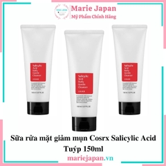 SRM COSRX Salicylic Acid Daily Gentle Cleanser TUÝP ĐỎ MINISIZE 50ML