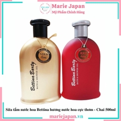 Sữa Tắm Bettina Barty Hương Nước Hoa Cực Thơm Đức Chai 500ml