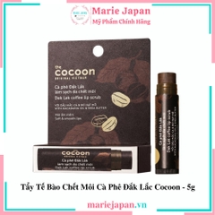 Tẩy TBC Môi Cocoon Cà Phê Đắk Lắsk Cây 5g