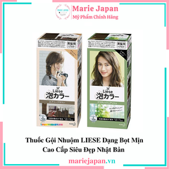 Thuốc Gội Nhuộm LIESE Dạng Bọt Mịn Cao Cấp Siêu Đẹp Nhật Bản
