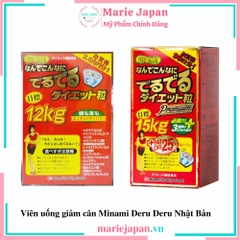 Viên Uống Giảm Cân Minami Deru Deru Diet Nhật Bản Chính Hãng