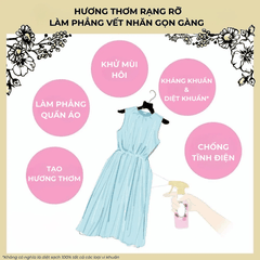 Xịt Thơm Quần Áo FLAIR KAO Khử Mùi, Làm Phẳng Nếp Nhăn, Lưu Hương Nhật Bản Chai 270ml