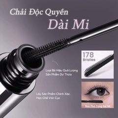 Mascara Focallure Cao Cấp Siêu Dài Cong Mi, Bền Lì Lengthening Lifting BK01 7,3g
