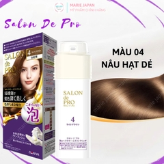 Bọt Nhuộm Tóc Salon De Pro Phủ Bạc Tự Nhiên Cao Cấp Không Mùi Tiện Lợi  Nhật Bản