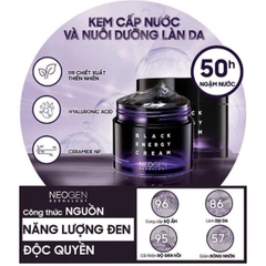 Kem Dưỡng Neogen Dermalogy Black Energy Cream Cấp Nước Làm Dịu Tăng Đàn Hồi Da Hàn Quốc 80ml