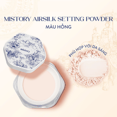 [MUA 1 TẶNG 1] Phấn Phủ Bột Lụa Mistory Mỏng Mịn, Hạn Chế Mốc Nền, Kiểm Soát Dầu 9g-TẶNG MÁ HỒNG MISTORY