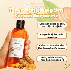 Toner Nghệ Hưng Yên Cocoon Turmeric Dưỡng Ẩm Sáng Mịn Dịu Da Chai 310ml