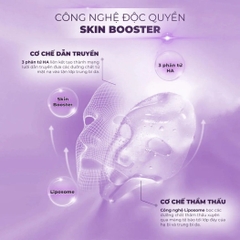 Mặt Nạ BNBG Placenta Skin Booster Mask Cấp Ẩm Dưỡng Trắng Phục Hồi Trẻ Hóa Da Hàn Quốc Hộp 10 Miếng