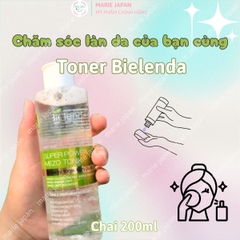 Toner Bielenda Super Power Mezo Skin Clinic Correcting Cấp Ẩm Sáng Da  Giảm Thâm Ba Lan 200ml