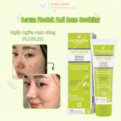 Serum Floslek Giảm Mụn Kiền Dầu Se Lỗ Chân Lông Anti Acne Soothing Tuýp 50ml