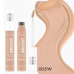 Che Khuyết Điểm Catrice Mỏng Nhẹ Bền Màu Tự Nhiên Instant Bright  Serum Concealer 5ml